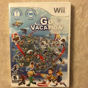 Wii Go Vacation game “E”